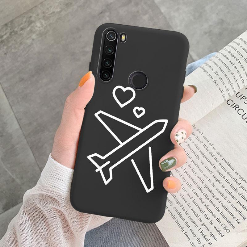 Capa para xiaomi redmi note 8 8t 8 pro amor coração flor planeta rainha menina engraçado fofo gato capa traseira para redmi note8 8 t 8pro telefone funda
