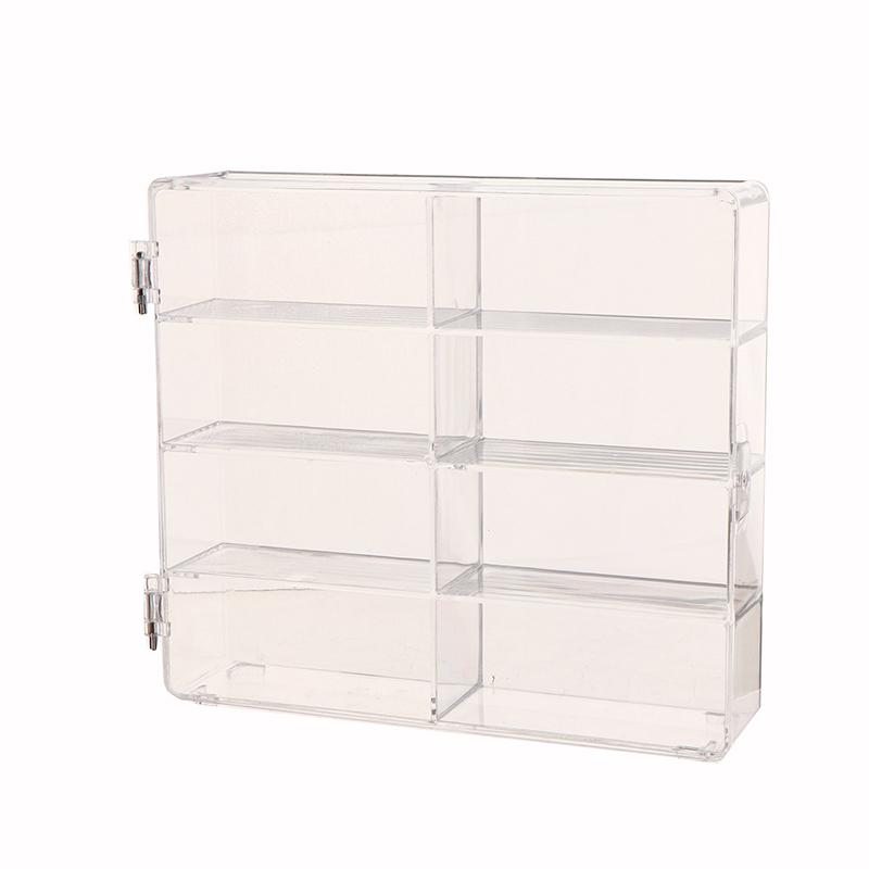 Acrylic Wheels Car Storage Box For Diecast 1/64 Storage Case Dustproof Educational Kid Boys Toys For Children Gift