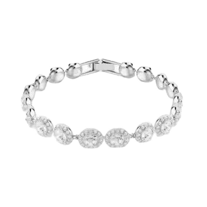 Shijia Kadın Hafif Lüks Kristal Kolye, Bileklik ve Küpe Seti