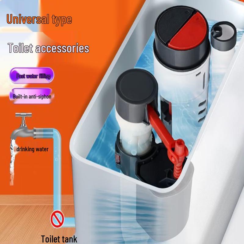 Youshu Toilet Water Tank Fill and Flush Valve Kit