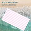 Serviette de Plage Surdimensionnée à Rayures Roses Motif Protection Solaire et Coupe-Vent Convient pour Piscine Camping Voyage Couverture