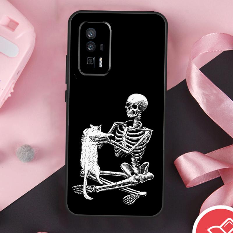Aesthetics Skeleton Case For Xiaomi 13 14 Ultra 11T 12T 13T Pro 12 Lite POCO X6 Pro F5 M6 X5 X3 F3 M5s F6 Cover