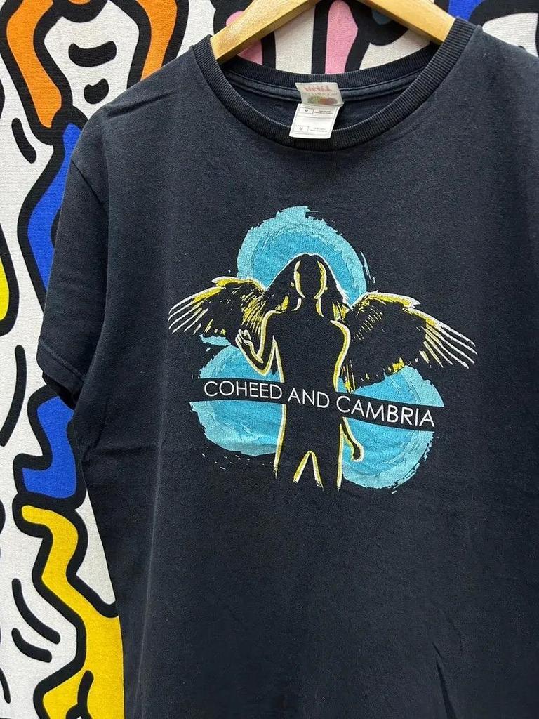2000s Coheed and Cambria Tshirt Black Cotton Unisex Men Women KH14575