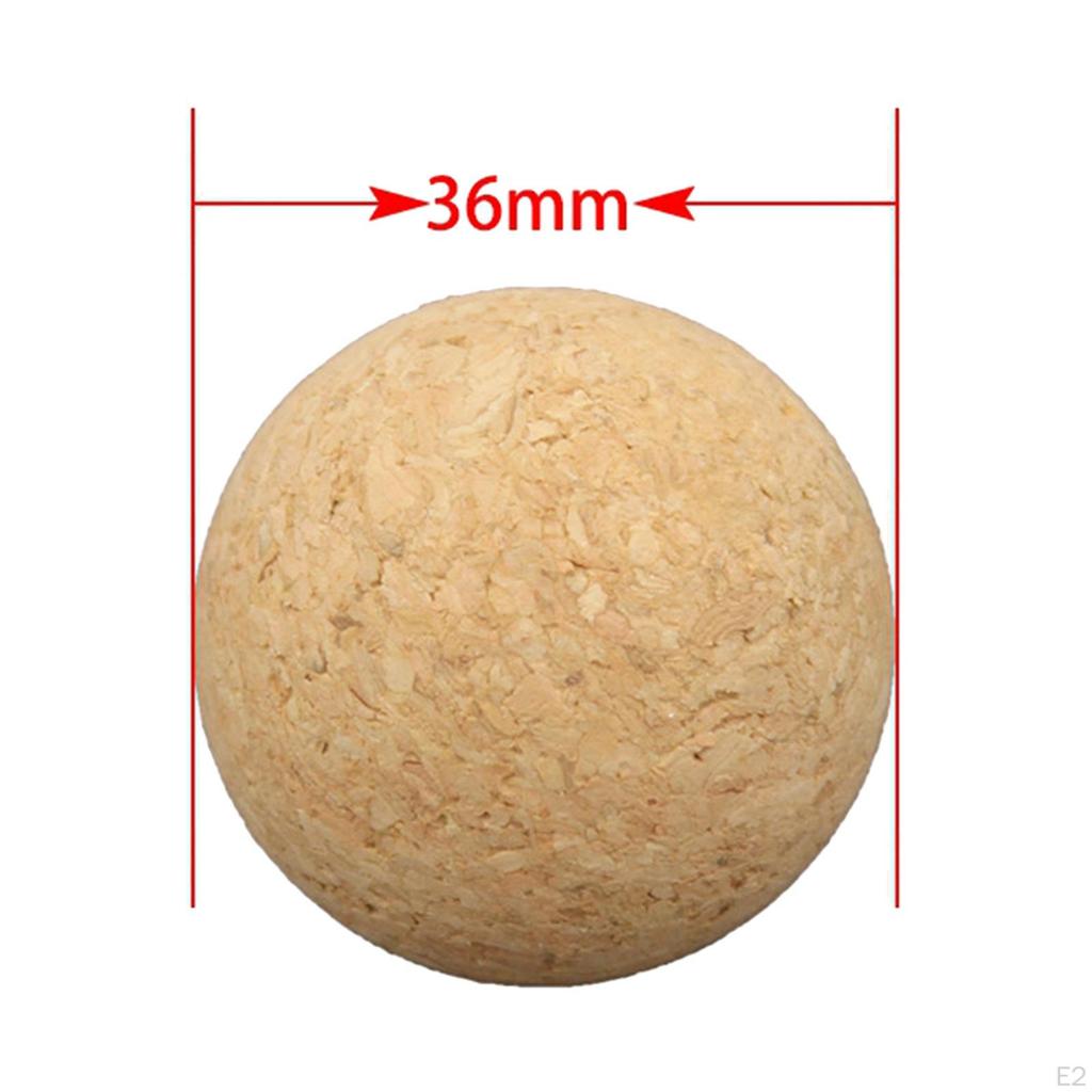6 Pieces Cork Table Soccer Foosballs Replacements Mini