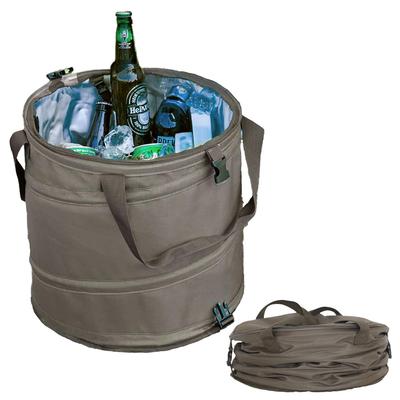 Quick Camp Soft Cooler Fits Six 2L Plastic 36L Large Insulated Camping Drink Heatstroke Khaki Cooler, Box, Bottles, Capacity, Lightweight, Capacity,