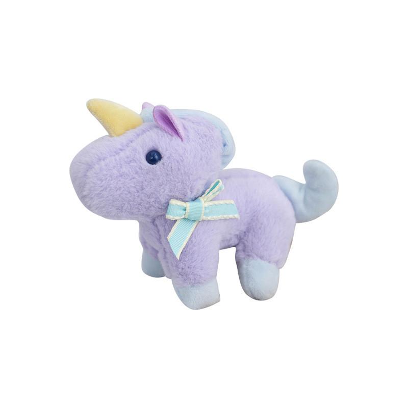 Unicorn Animal Plush Toy With Keychain For School Bag Decor And Gifts
