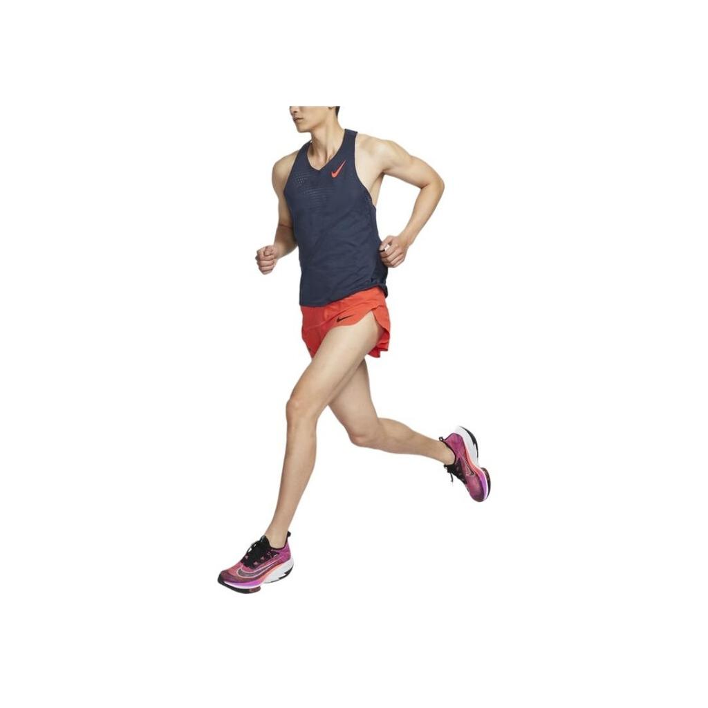 Nike Aeroswift Dri-Fit Adv Quick-Dry Running Casual Vest Men Tops Obsidian Bright-Crimson FN4232-451