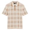 Mens Checked Polo Shirt