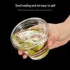 Transparent Mini Milk Tea Disposable Cup with Lid - Small Size for Cold Drinks