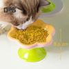 Ceramic Raised Cat Bowls Flower Design Elevated Cat Food Water Bowl Small Cat Feeding Dish for Cats Small Dogs
