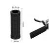 Mirhua Bicycle Handle Grip Black 1 Pair (2 Pieces) Set