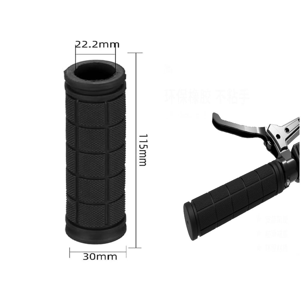 Mirhua Bicycle Handle Grip Black 1 Pair (2 Pieces) Set