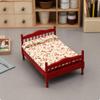 1:12 Scale Dollhouse Four-Post Bed Detailed Diorama Supply Versatile