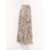 Specchio Long Skirt With Wrinkle Pattern 451 246