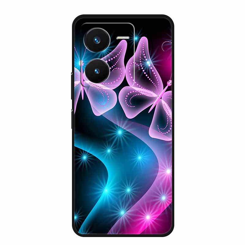 For Vivo IQOO Z8 Case Luxury Soft TPU Silicone Phone Cases for Vivo IQOO Z8X 5G V2314A V2312A Cover Protective Cartoon New Funda