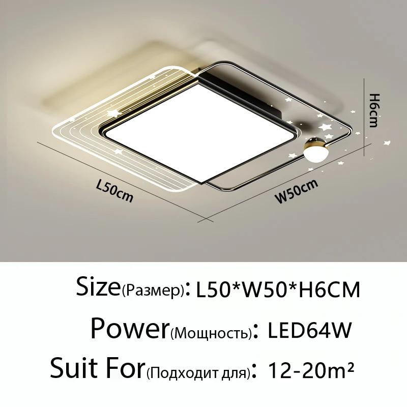 Modern Simple LED Ceiling Lamp Home Decor Bedroom Study Fixture Creative Dining Living Room Lights Children's Room Chandelier