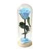 Fiore Immortale Rosa Il Piccolo Principe Cupola di Vetro Festa della Mamma San Valentino Ramo Singolo Rosa Immortale