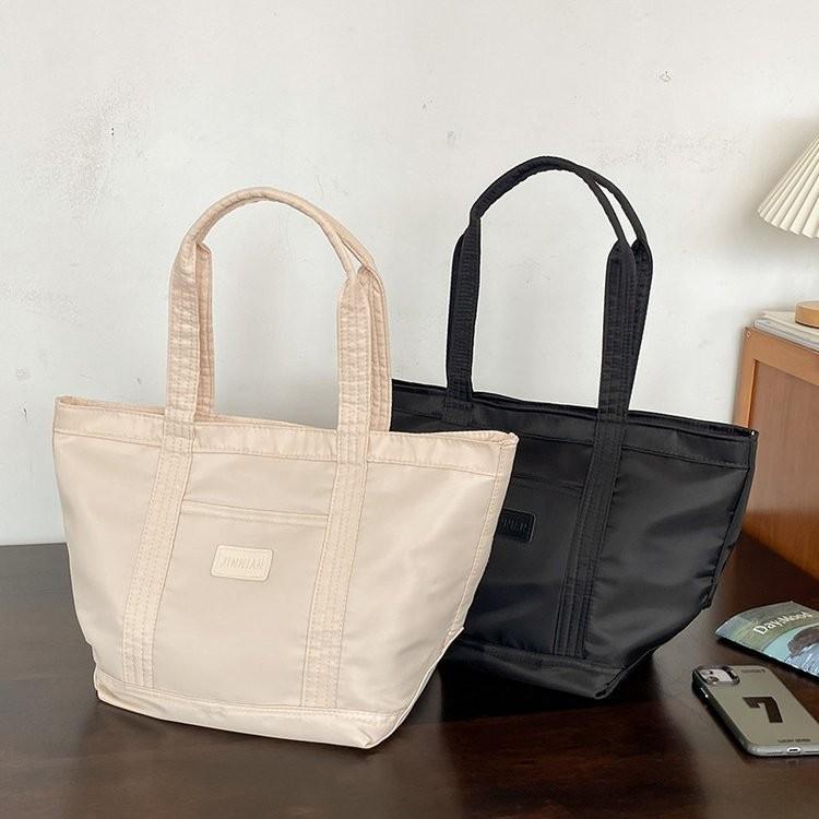 Versatile Large Capacity Nylon Tote Bag For Women Trendy Casual Handbag For Everyday Use