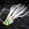 Glow Fish String Hook Fishing Baits Hook for Saltwater Sabiki Rig with Glow Beads Fishing Baits Lures Rig