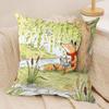 Fox Cute Woodland Cushion Cover Soft Plush Throw Pillow Cover  DoubleSided Printed Cushion Case  Cozy Sofa  Home Decor