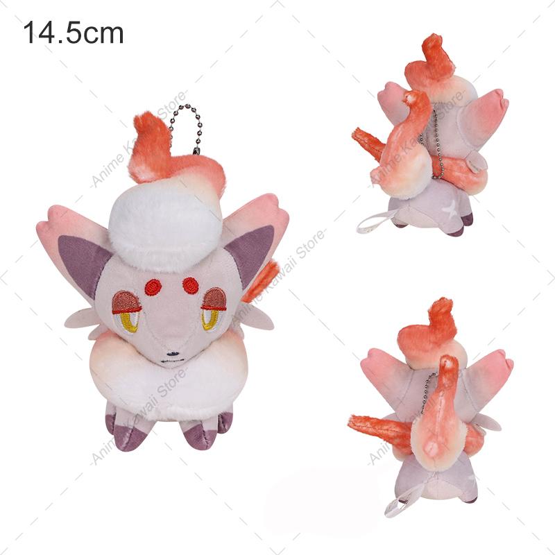 Mimikyu Gastly Bulbasaur Hisuian Zorua Kawaii Plush Toy School Bag Backpack Pendant Key Ring Small Doll Birthday Gift