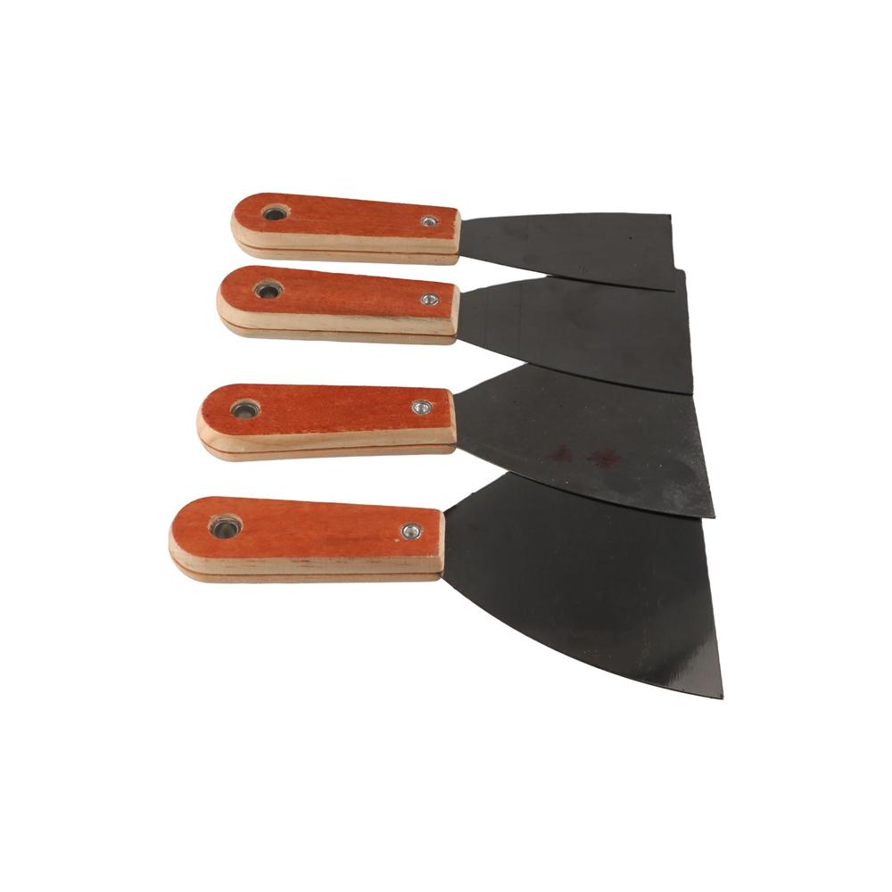 Stainless Steel Cleaning Scraper Wood Handle Cleaning Trowel Easy Use Paint Tools  Industrial