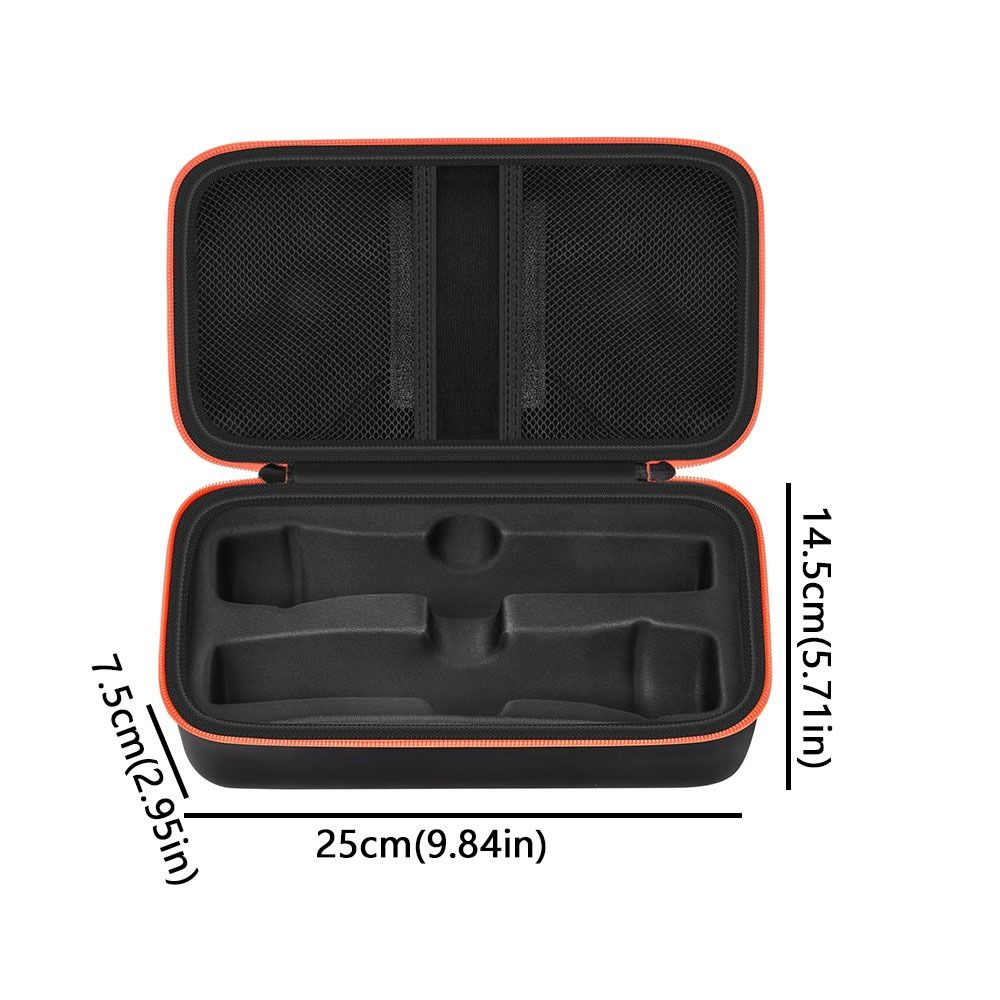 Adjustable Wireless Microphone Case Shockproof Microphone Storage Bag Mic Travel Bag Business Trip