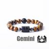 Zodiac Sign Bracelet Homme 12 Constellation Bangles Men Gemini Virgo Leo Libra Bracelet Women Friendship Gift Bracelet On Hand