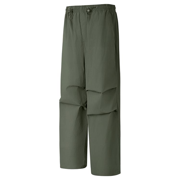 Skechers Quick-Dry Wide-Leg Casual Pants Women Bottoms Black Forest-Green P225W292-0373 S