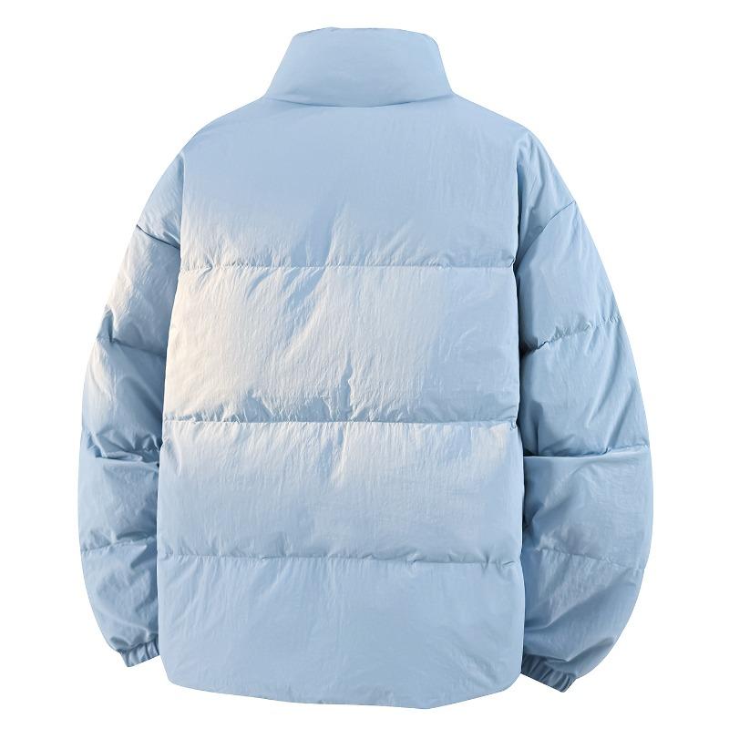 % down new national standard white duck down down jacket for men and women in winter new loose casual thickened stand-up collar jacket