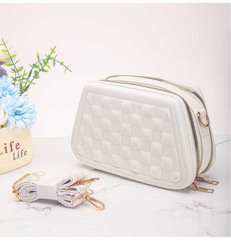Concave and Convex Small Bag Women's 2025 New Trendy Fashion Portable Box Square One Shoulder Crossbody Small Square Bag
