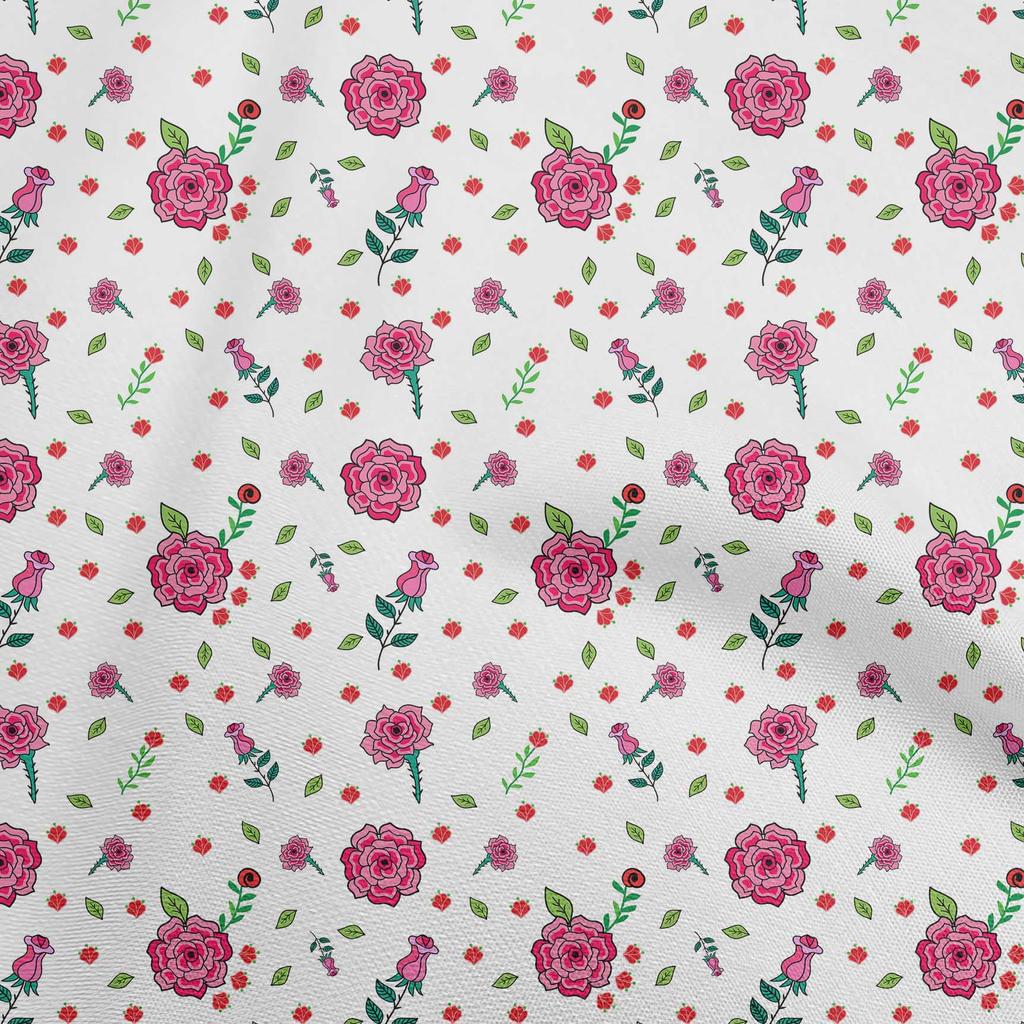 oneOone Cotton Flex Black Fabric Asian Retro Floral Craft Projects Decor Fabric Printed By The Yard 40 Inch