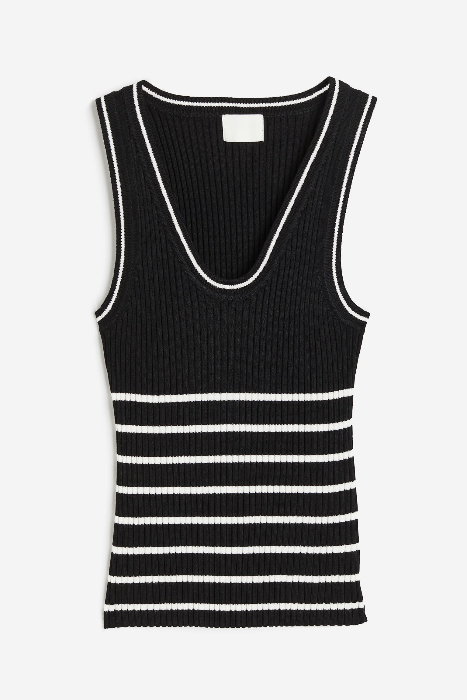 

Rib-knit vest top