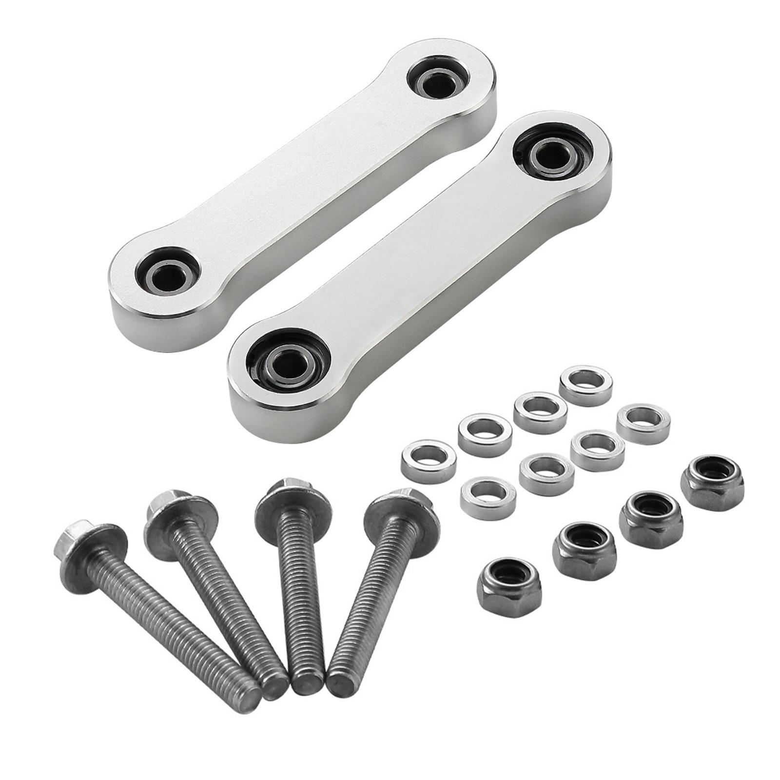 

Motorcycle Stabilizer Links Connector Lightweight Construction for Ryke 600 900 Anti Vibration Off Roading Accessories серебряный