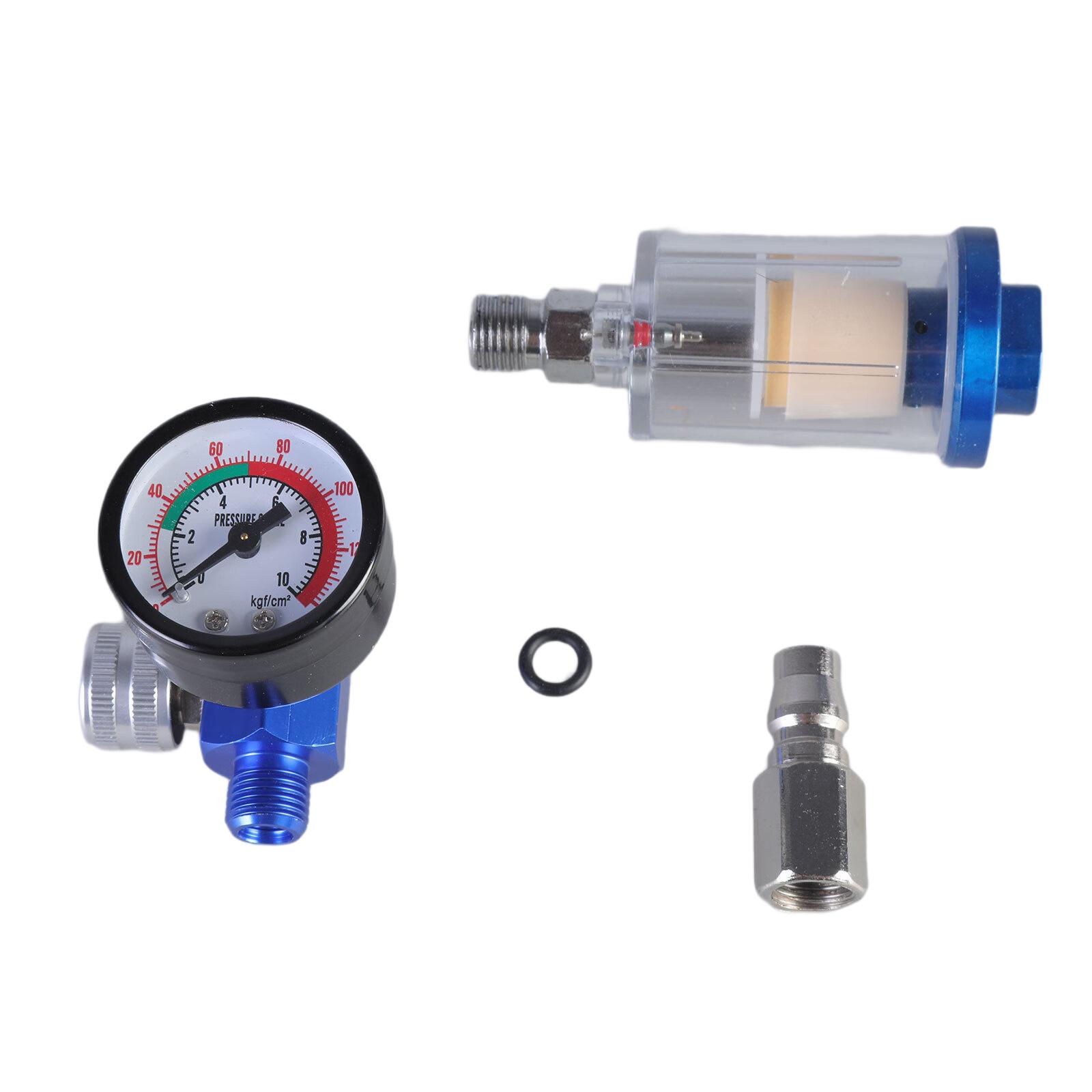 

1/4 Inch Air Compressor Water Separator set Comprehensive Spray Gun Air Regulator for Spray Gun & Paint Application A