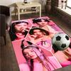 Kpop idle Rug Office Carpet Non-Slip Mat, Chair Rug Floor Covering for Gaming, Bedroom, Living Room , Home Decor Christmas Gift