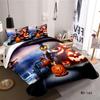 RunGrape Halloween Poszewka na kołdrę Komplet pościeli Rozmiar Podwójny Queen King 240x220 Nordycka Poszewka na łóżko 150 Euro Pościel Pościel 200x200