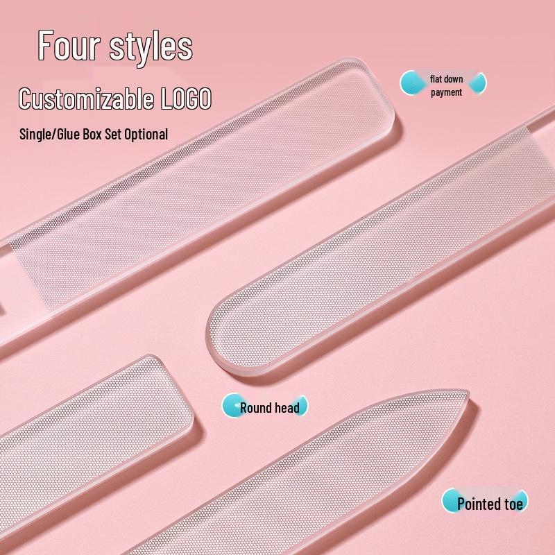Nail Tool Set: Portable Polishing Strip & Nano Glass Nail File