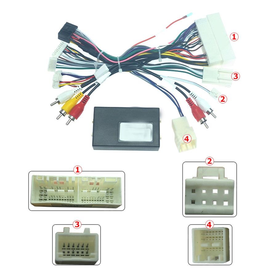 For Hyundai Mistra Elantra KIA Sorento K3 Android 16PIN Wiring Harness W/ Canbus