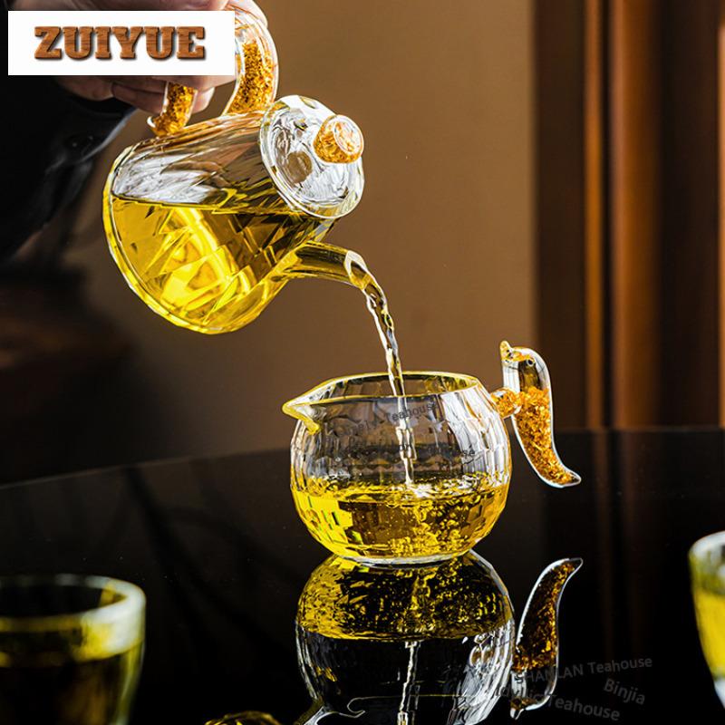 250ml Heat-resistant Glass Tea Pitcher Tea Divider Cha Hai Dispenser Household Justice Cup Oolong Tea Fair Mug Cha Supplies