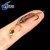 6pcs/box Realistic Design Nymph Jig Flying Fishing Set-Trout Fishing Slow Sink Fly with Rayon