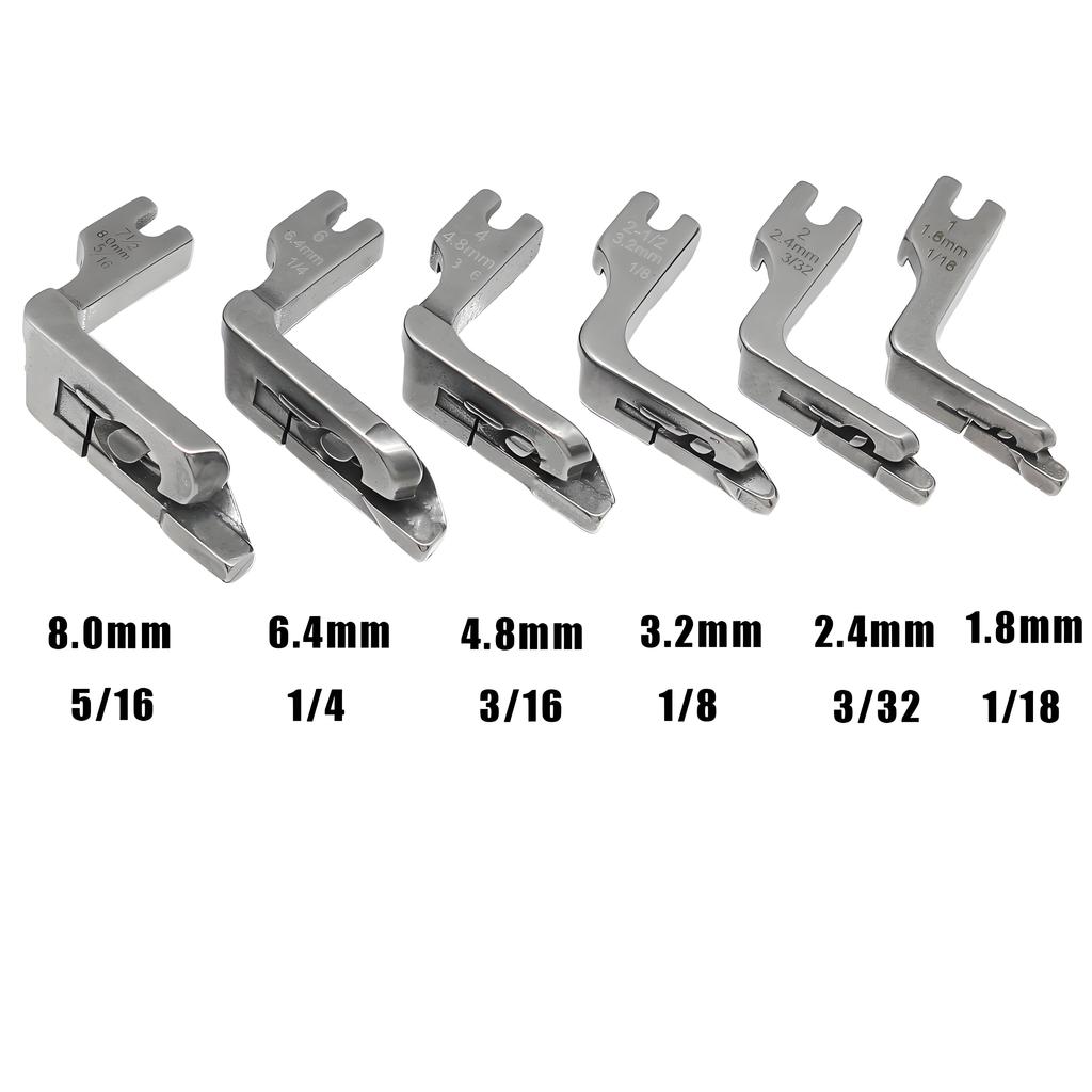 Roll Hemming Presser Foot For Brother Singer Juki Industrial Single-needle Sewing Machine Accessories Tools