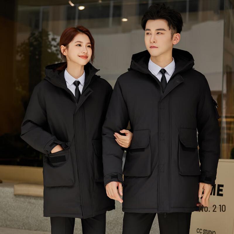 

Kaseye Унисекс Пуховик средней длины с капюшоном S