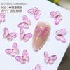20 stuks vlinder nagelkunst accessoires - nageldecoraties met iriserende en driedimensionale vlinders gemaakt van hars voor nagelkunst.