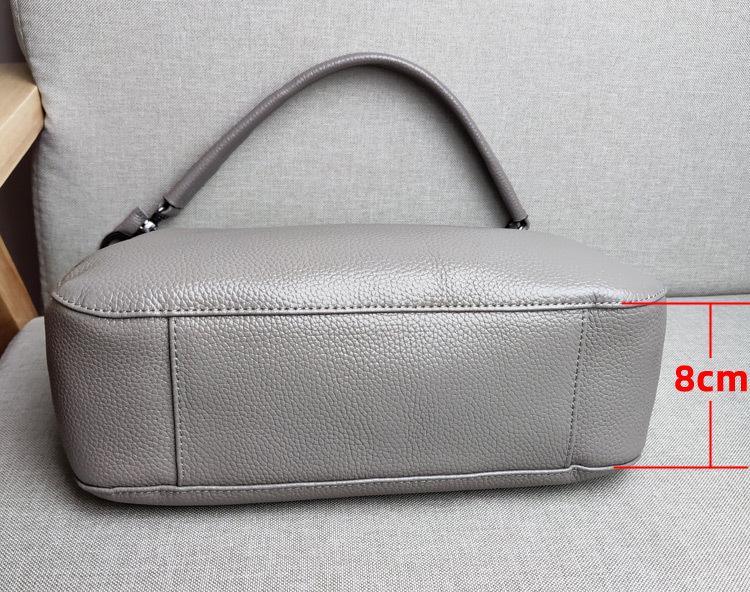 Genuine Leather Women's Two-Way Shoulder and Crossbody Bag
