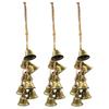 Retro Metal Wind Chime Loud Christmas Bell String Bells Crafts Iron Cow Bells  Christmas