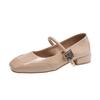 Fashion Mary Jane Women's Shoes New 2024 Fashion Elegant Not Tired Feet Shoes Shallow Mouth Low Heeled Flat Shoes for Women
