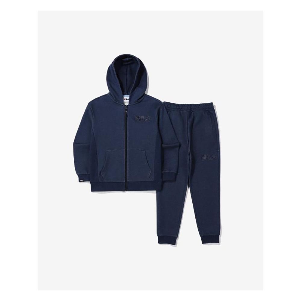 [fila Kids] Hooded Zip Up Pants setUp  Fk2fsf1101x Did  q0zFk2fsf1101xDid