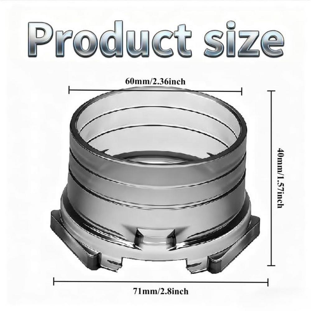 

Coffee Machine Portafilter Funnel Tight Fit Secure Mounting Dosing Funnel Coffee Machine Parts For Morning Routine Cafe Kitchen сірий колір