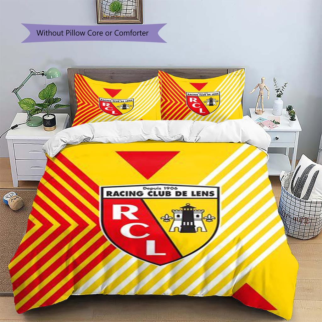 Set Biancheria da Letto con Fantasia a Lenti RC Copripiumino Federa Decorazione per la Casa Regalo (1 * copripiumino + 2 * federa, senza nucleo)